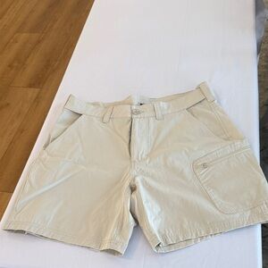 Huk Men's Light Tan Cargo Shorts
